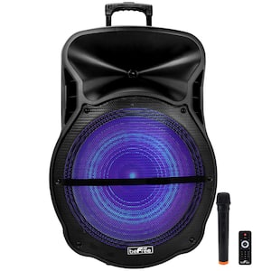 Portable Rechargeable Bluetooth Party Speaker with Sound Reactive LED Party Lights