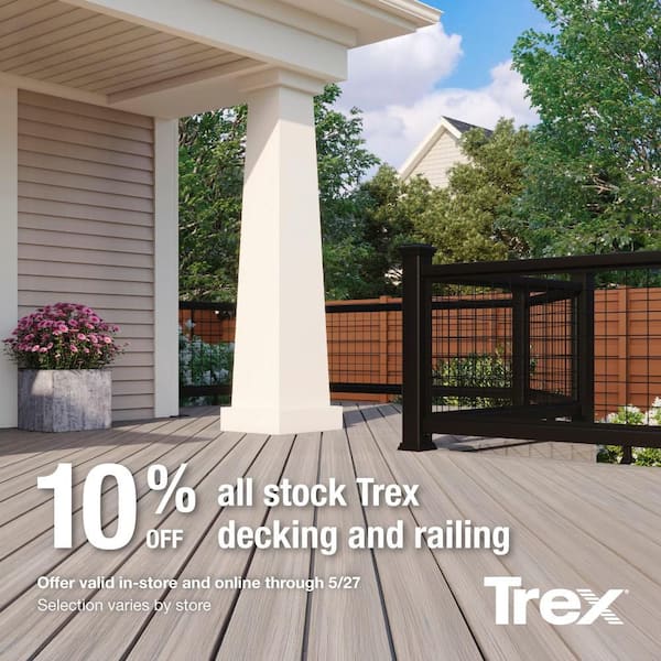 Enhance Naturals 1 in. x 6 in. x 16 ft. Rocky Harbor Grooved Edge Composite Deck Board