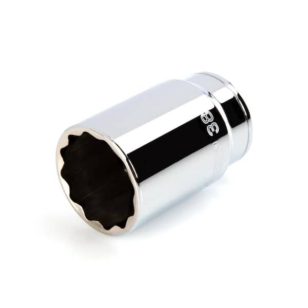 TEKTON 1/2 in. Drive x 38 mm Deep 12-Point Socket