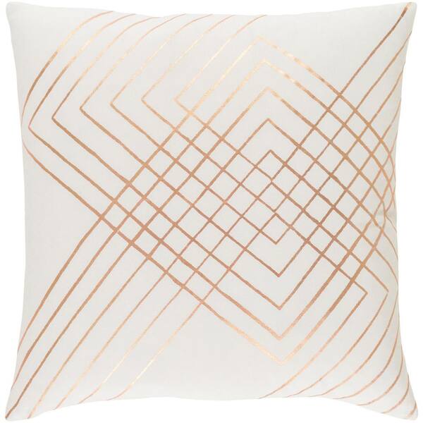 copper accent pillows