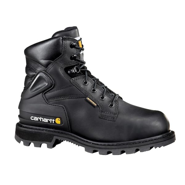 Carhartt Men's Waterproof 6'' Work Boots Steel Toe Black Size 11(W