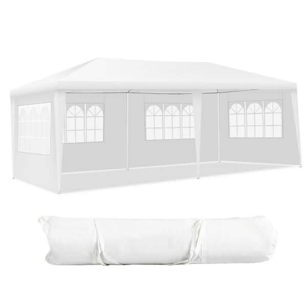 Unbranded 10 ft. x 20 ft. Outdoor Party Wedding Canopy Tent with Removable Walls and Carry Bag