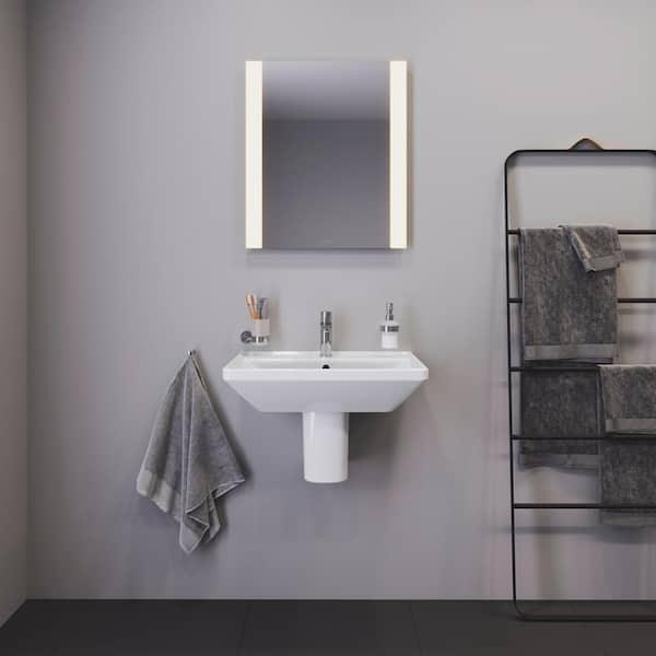 Duravit D-Neo 6.75 in. Wall-Mounted Rectangular Bathroom Sink in