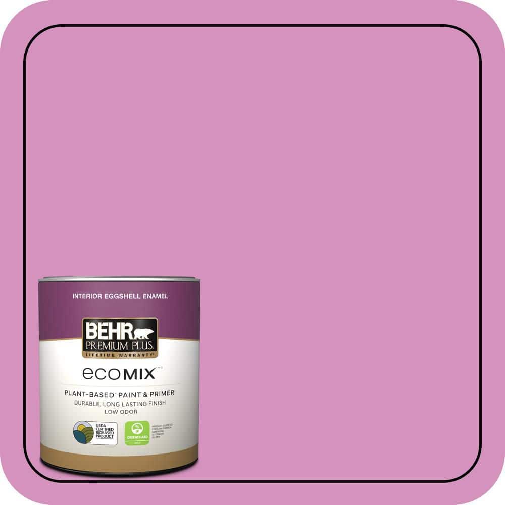 1 qt. #680B-4 Pressed Flower Eggshell Enamel EcoMix Plant-Based Interior Paint & Primer price history on PriceWatchPro