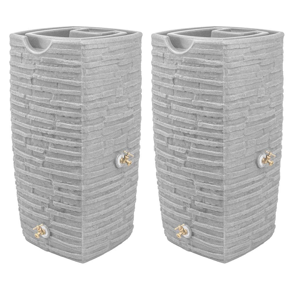 50 gal. Impressions Riverwalk Rain Saver Light Granite (2-Pack) price history on PriceWatchPro