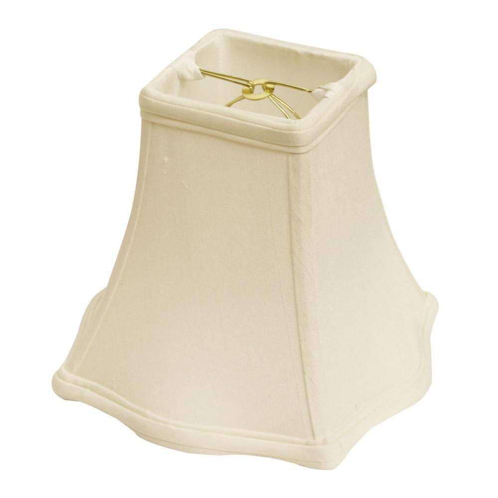 6.75 in. White Silk Bell Lamp Shade with Clip On Fitter price history on PriceWatchPro