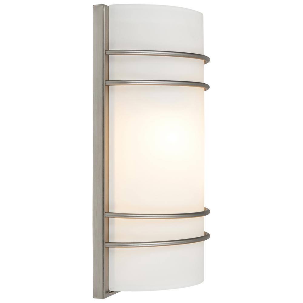 Artemis Brushed Steel Dimmable LED Wall Sconce, Energy Star