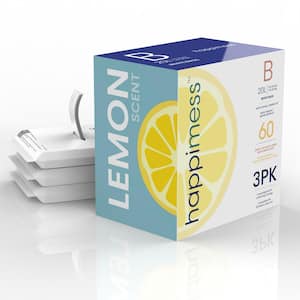 5.3 Gal. Lemon Scented Drawstring Trash Can Liner, White (60-Count, 3-Pack of 20 Liners)