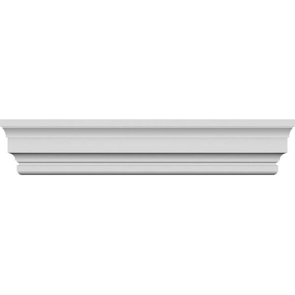 Ekena Millwork 5/8 in. x 180 in. x 7-1/8 in. Polyurethane Standard Crosshead Moulding
