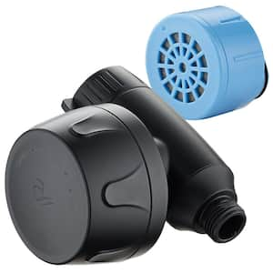 Advanced Shower Filter For Shower Heads With Kdf Filtration And Built In Bracket, Antimicrobial in Matte Black