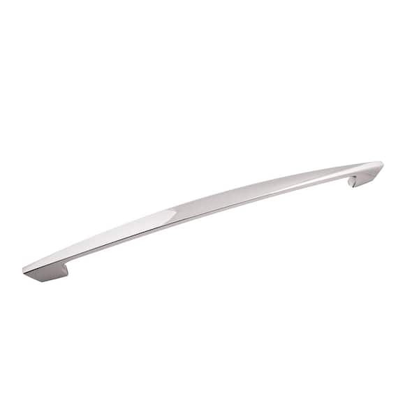 HICKORY HARDWARE Velocity Collection Appliance Pull 12 in. Center-to-Center Polished Nickel Finish