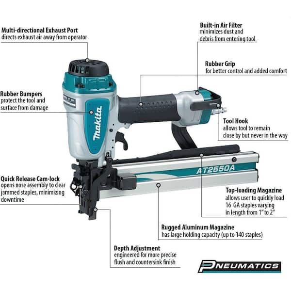 1 in. x 16-Gauge Wide Stapler