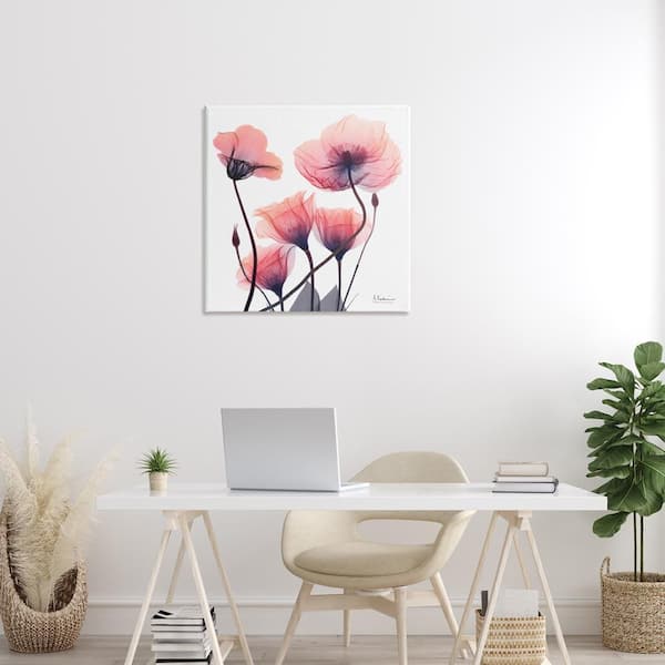 Elegant Modern Poppy Buds by Albert Koetsier Unframed Nature Graphic Art Print 30 in. x 30 in.