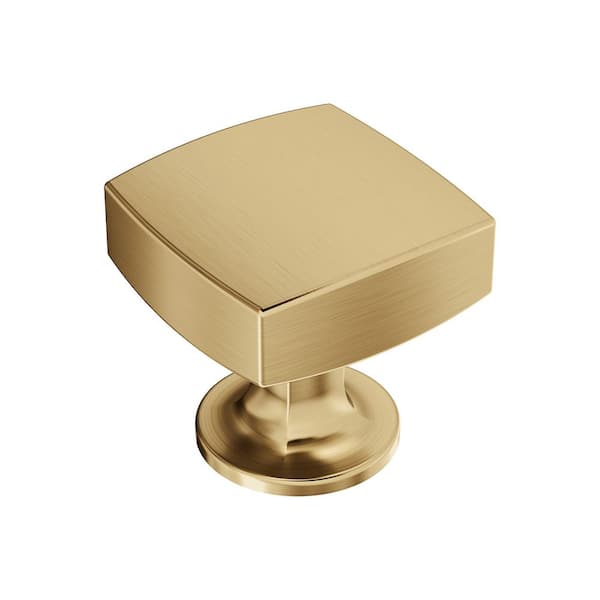 Amerock Everett 1-1/4 in. (32mm) Modern Champagne Bronze Square Cabinet Knob