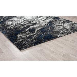 Zenith Multi-Colored 2 ft. 10 in. x 10 ft. Onyx Abstract Area Rug