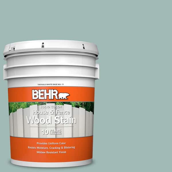 BEHR 5 gal. #S430-3 Garden Twilight Solid Color House and Fence Exterior Wood Stain