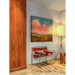 18 in. H x 18 in. W "Pastoral Sunset" by Chris Vest Printed Canvas Wall Art