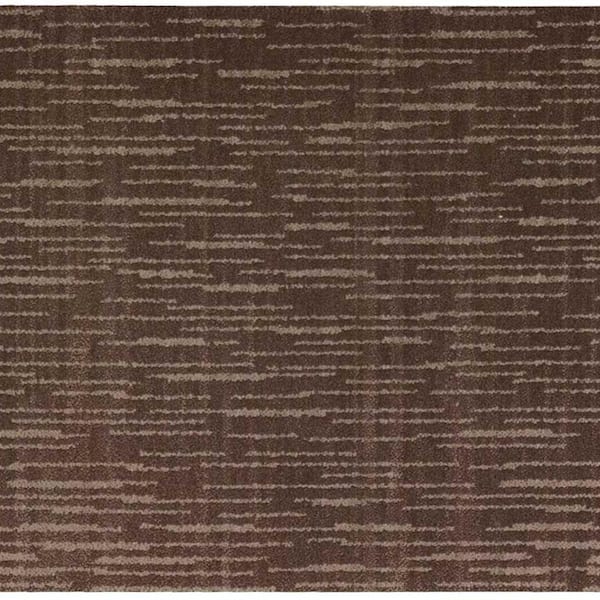 Zealandia Kona Brown 13.2 ft. 61.94 oz. Wool Texture Installed Carpet