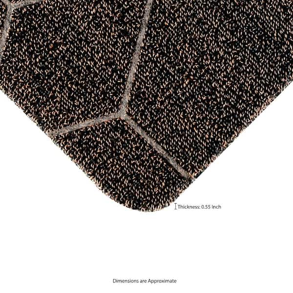Honeybloom Geometric Textilene Anti-Fatigue Mat, 20x39