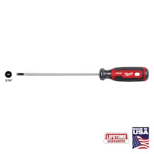6 in. x 3/16 in. Cabinet Screwdriver with Cushion Grip
