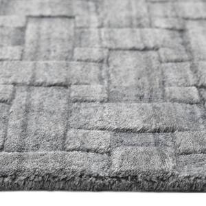Peyton Contemporary Modern Gray 8 ft. x 10 ft. Hand Loomed Area Rug