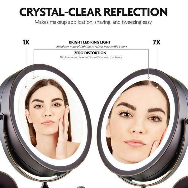 Featured image of post Small Makeup Mirror With Led Lights