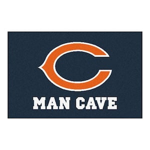 NFL Chicago Bears Blue Man Cave 2 ft. x 3 ft. Area Rug