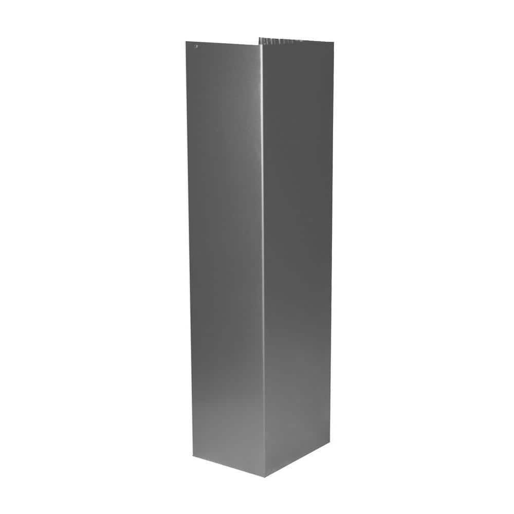 Stainless Steel Range Hood Chimney Extension for 10-12 ft Ceilings