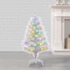 Sterling 4 ft. Artificial White Iridescent Color Changing Christmas Tree  6523--40M - The Home Depot