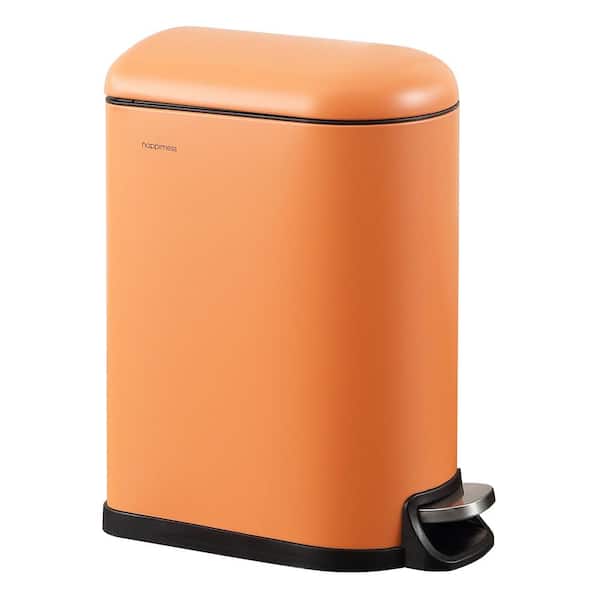 happimess Roland Mini 2.6 Gal. Carrot Cake Step-Open Trash Can