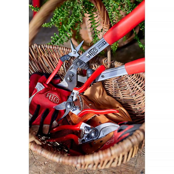 FELCO F322 7.5 in. Snip Pruning Shears with Bumpers, High Carbon