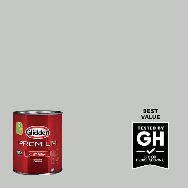 Glidden Premium 1 qt. PPG1009-3 Solitary State Flat Interior Latex Paint