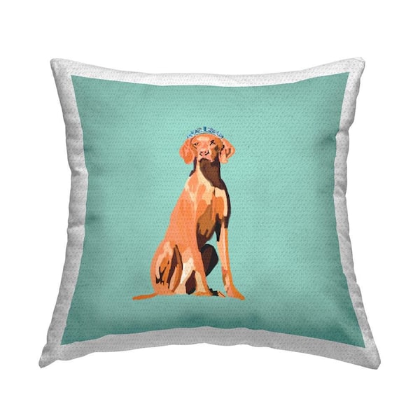 Stupell Industries Royal Pointer Dog Outdoor Printed Throw Pillow by Amelia Noyes