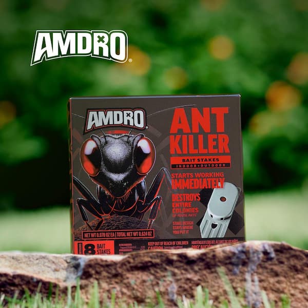AMDRO Indoor/Outdoor Ant Killer Bait Stakes (8-Count) 100531828 - The Home  Depot