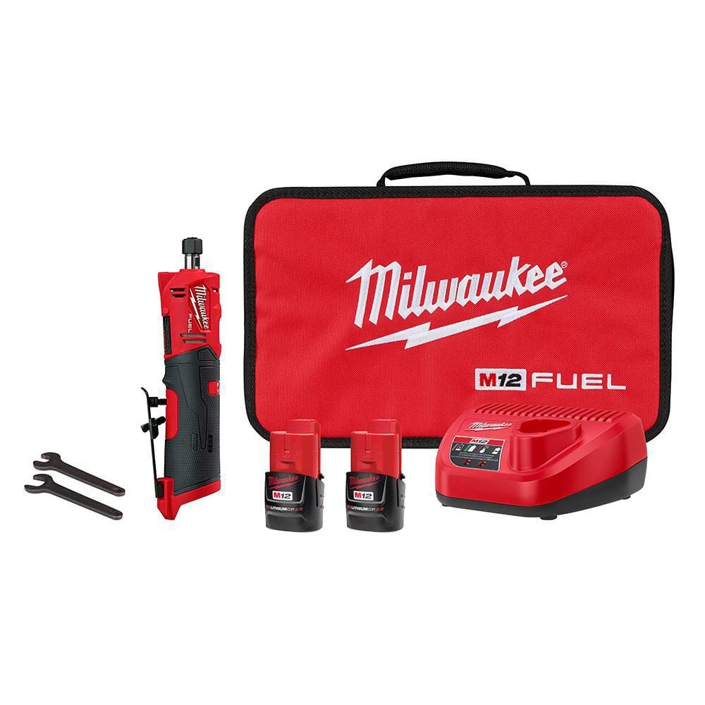 Milwaukee M12 FUEL 12V LithiumIon Brushless Cordless 1/4 in. Straight