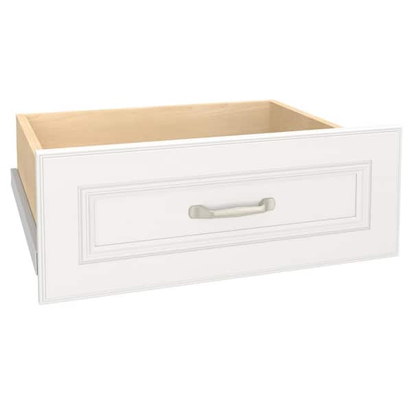 ClosetMaid Impressions 22 in. W x 9 in. H White Deluxe Wood Drawer Kit for 25 in. W Tower