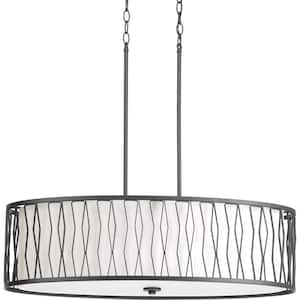 Wemberly Collection 4 -Light Graphite Pendant