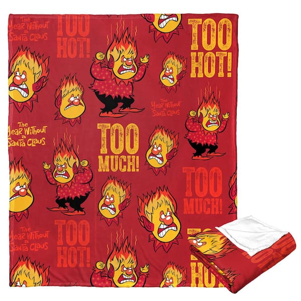 THE NORTHWEST GROUP Wb Year Without A Santa Claus Too Much Silk Touch Multi-Colored Throw