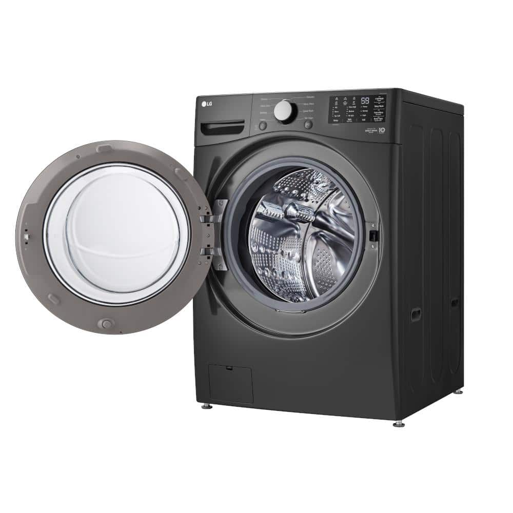 5.0 Cu. Ft. High Efficiency Black Front Load Washer