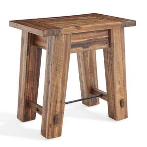 Durango 27"W Industrial Wood End Table