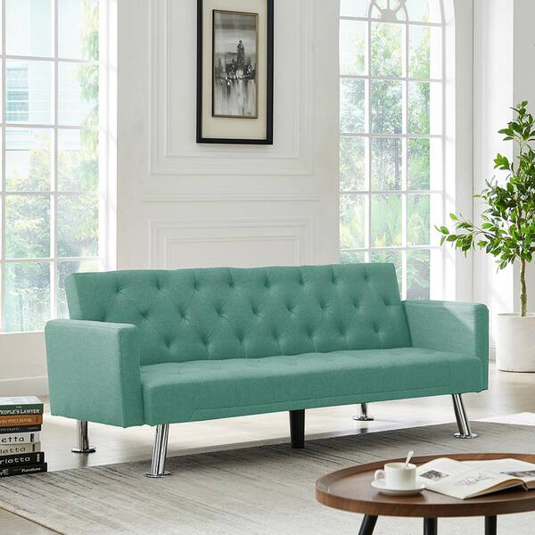 Green Reclining Sofa Baci Living Room
