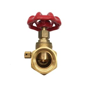 3/4 in. FIP x FIP Brass Compression Stop and Waste Valve