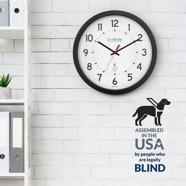 La Crosse Clock 14.5 in. Chicago Lighthouse American Made Analog