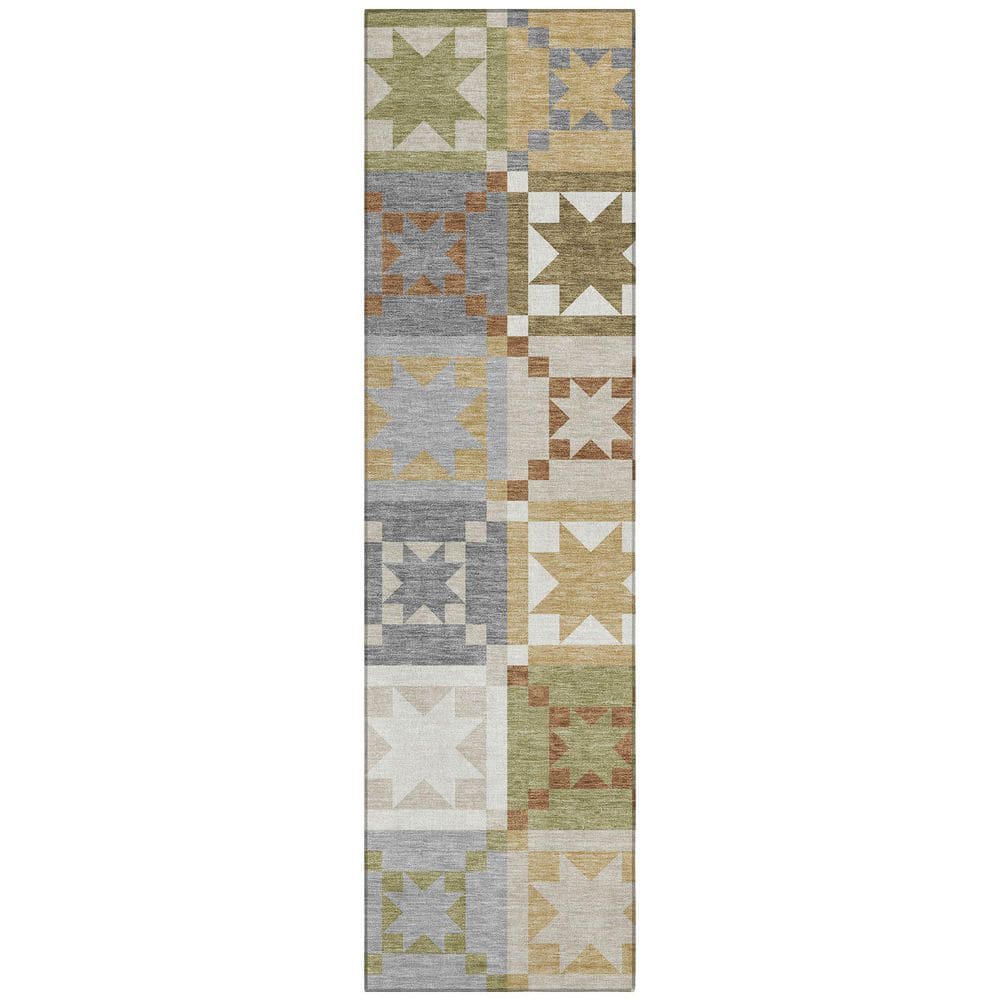 Chantille Machine Washable Indoor/Outdoor Abstract ACN2538 Gray 2 ft. x 7 ft. Runner Rug price history on PriceWatchPro