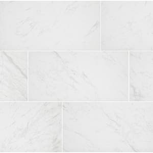 Brilliance White Rectified 12 in. x 24 in. Porcelain Floor and Wall Tile (13.3 sq. ft. / case)