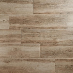 Daltile Baker Wood 6 in. x 24 in. Walnut Glazed Porcelain Floor and Wall  Tile (14.55 sq. ft./Case) BK10624HD1PR - The Home Depot