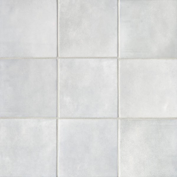Bedrosians Cloe Square Glossy Grey 5 in. x 5 in. Ceramic Wall Tile (10.83 sq. ft./Case)
