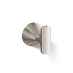 Cursiva Robe Hook in Vibrant Brushed Nickel
