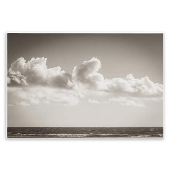 Stupell Industries Clouds over Venice Beach by Nathan Larson Unframed Nature Graphic Art Print 13 in. x 19 in.