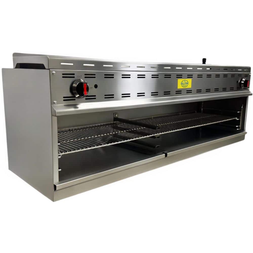 60 ins Commercial NSF Gas Cheese Melter Broiler ECD60 50,000 BTU in Stainless Steel